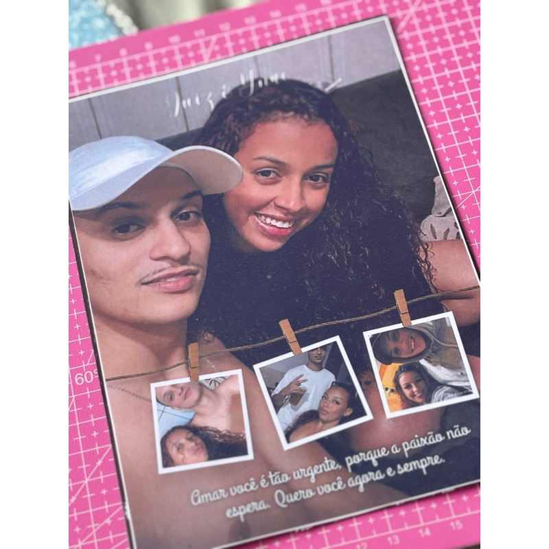 🖼️ Quadro Personalizado A5 em Papel Paraná – Presente Criativo e Exclusivo