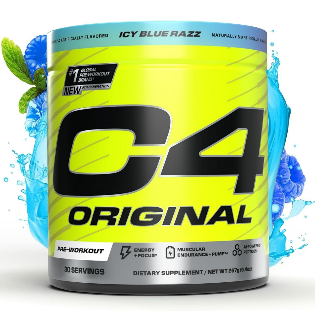 Pre treino C4 Original Blue Razz Americano Importado