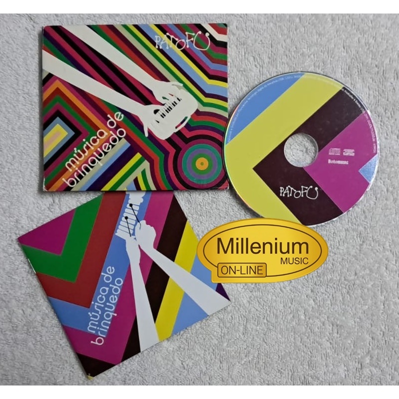 CD Pato Fu  Música De Brinquedo 2010 Original Gravadora Colecionador Ótimo Estado