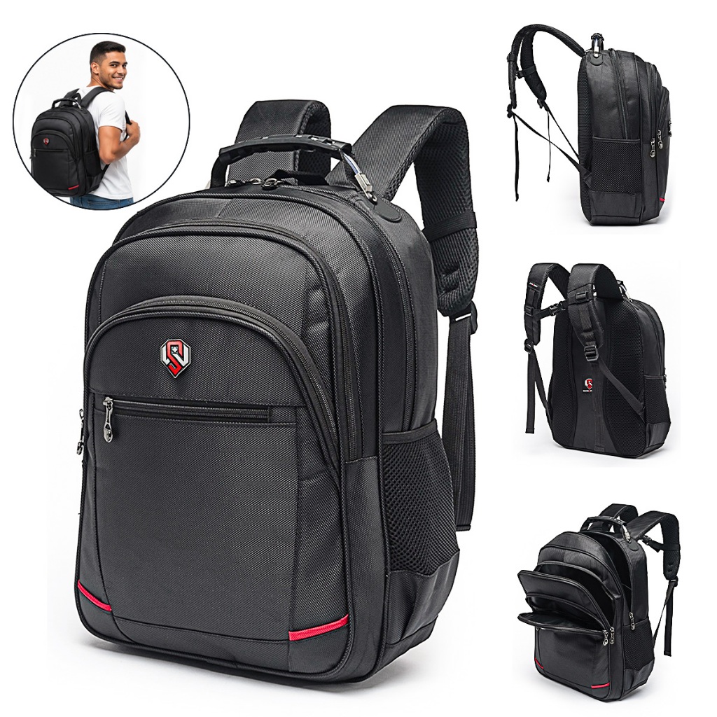 Imagem Mochila Swissport Executiva Trabalho Reforçada Notebook
