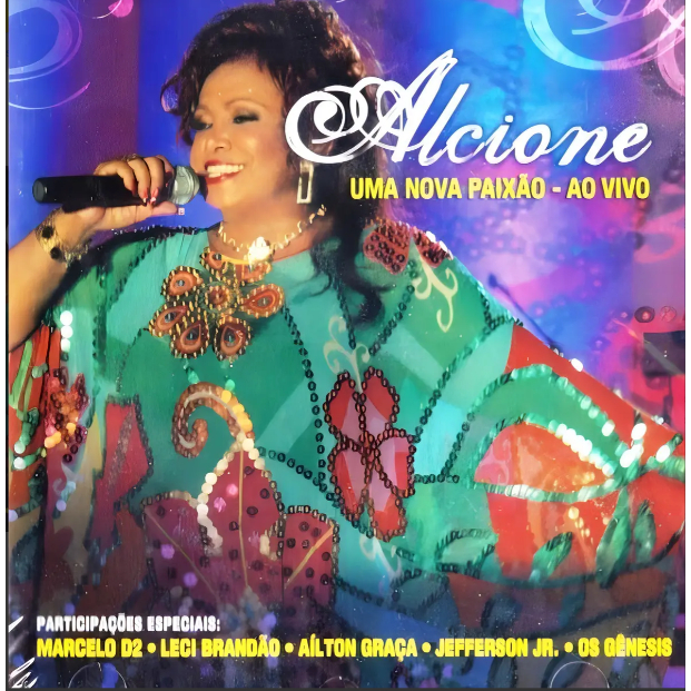 Cd Alcione - Uma Nova Paixão - 2006 Ao Vivo SAMBA PAGODE IMPECÁVEL