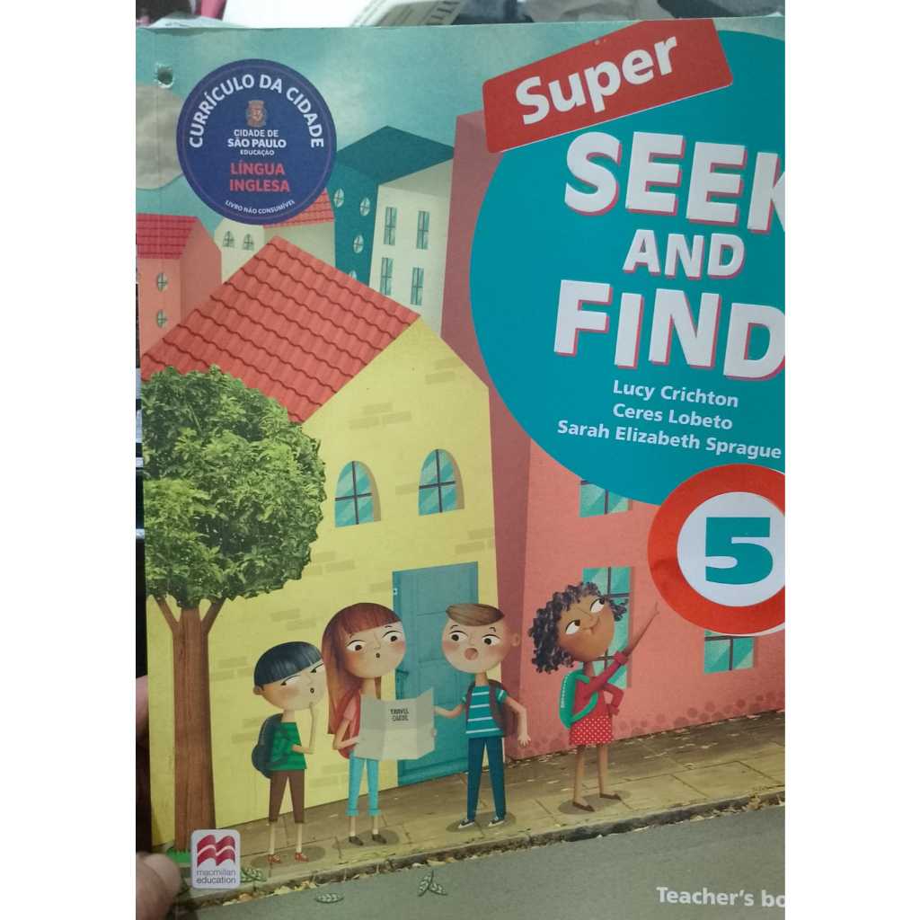 LIVRO- SUPER SEEK AND FIND- 5 - LÍNGUA INGLESA- 2018-USADO MUITO BOM ESTADO-RARIDADE
