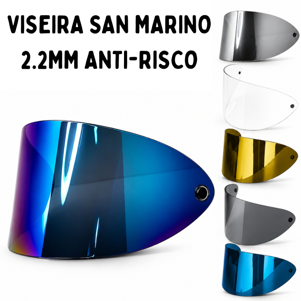 Viseira Capacete San Marino Bolt 788 Automático Fw3 Automático