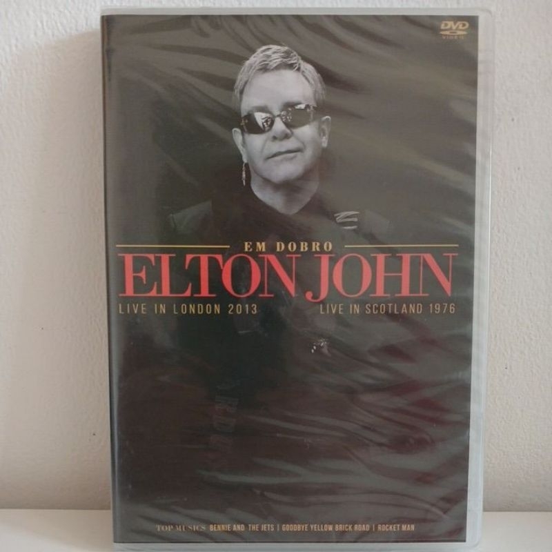 DVD ELTON JOHN EM DOBRO LIVE IN LONDON AND SCOTLAND.