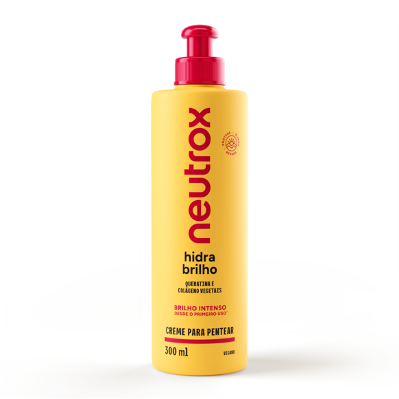 Creme Para Pentear Neutrox Hidra Brilho Com 300ml