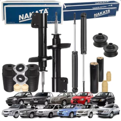 Kit 4 Amortecedor Nakata Dianteiro Traseiro Original Corsa Celta Prisma