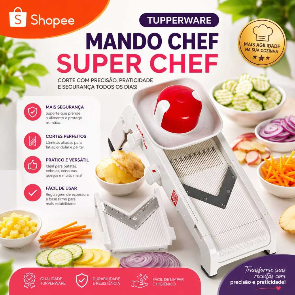 Mando Chef Super Chef Tupperware