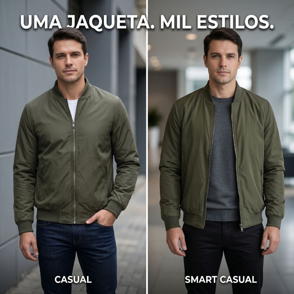 Jaqueta Corta Vento Colege Masculina Forrada Pelinho Casaco Impermeável Bolso Frio Inverno Premium