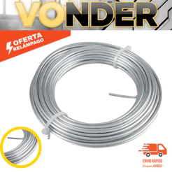 Arame Galvanizado BWG 14 2,11 mm Rolo Com 10 Metros Vonder