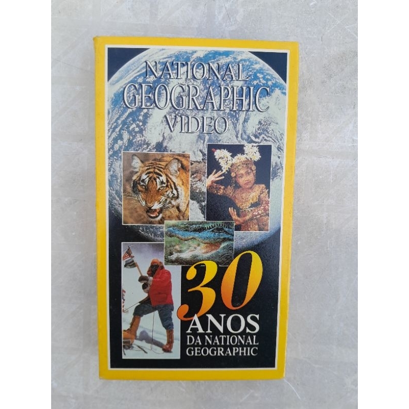 Fita Vhs National Geographic 30 Anos