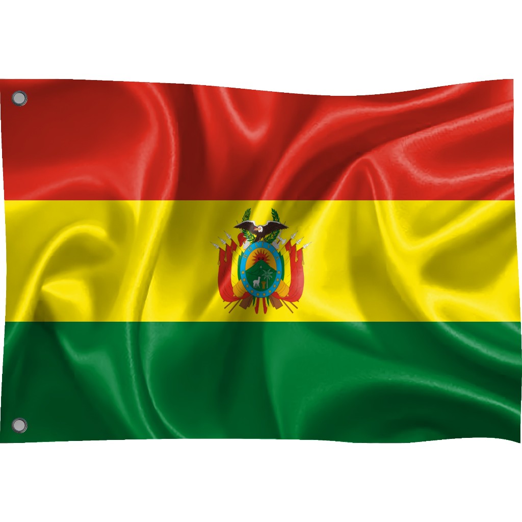 Bandeira 2 de Bolívia América do Sul Torcedor 2026 Esportes