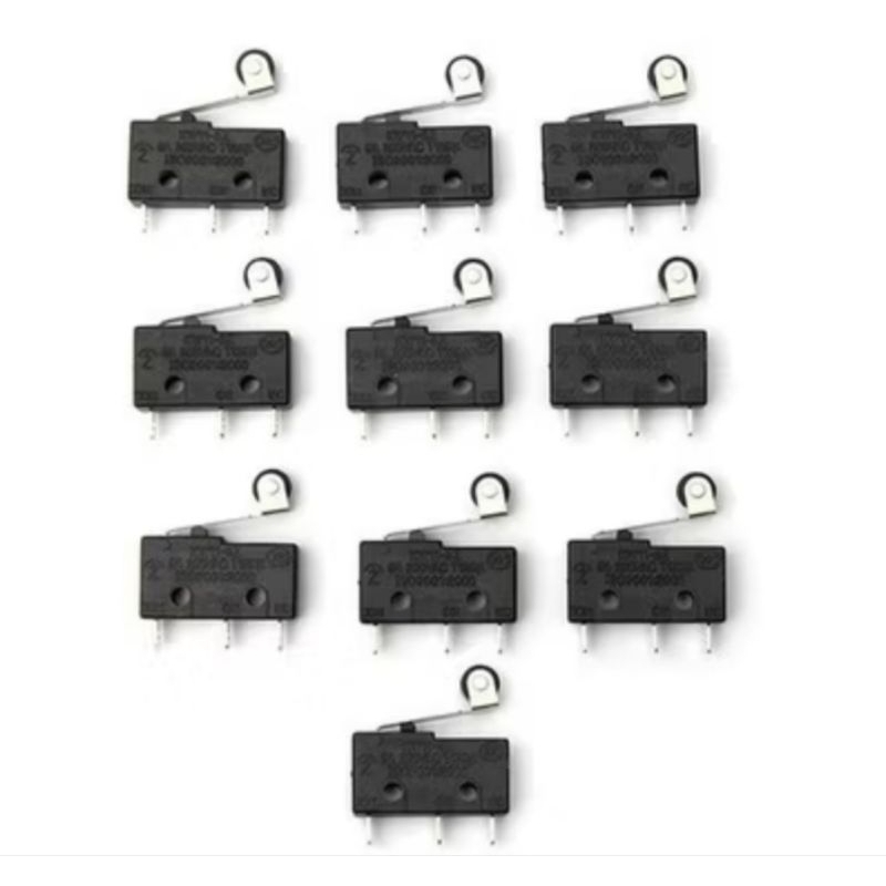 10 Peças Chave Micro Switch Fim De Curso Kw11-3z 5a Roldana