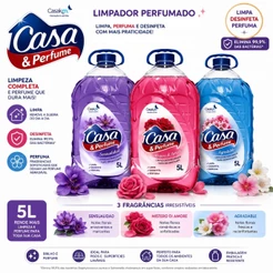 Limpador Perfumado Casa & Perfume Agradable / Sensualidad 5 Litros CasaKm