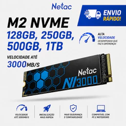 NVME M2 128GB 256GB 512GB 1TB 3.0 NETAC 2280 2400 3000mbps
