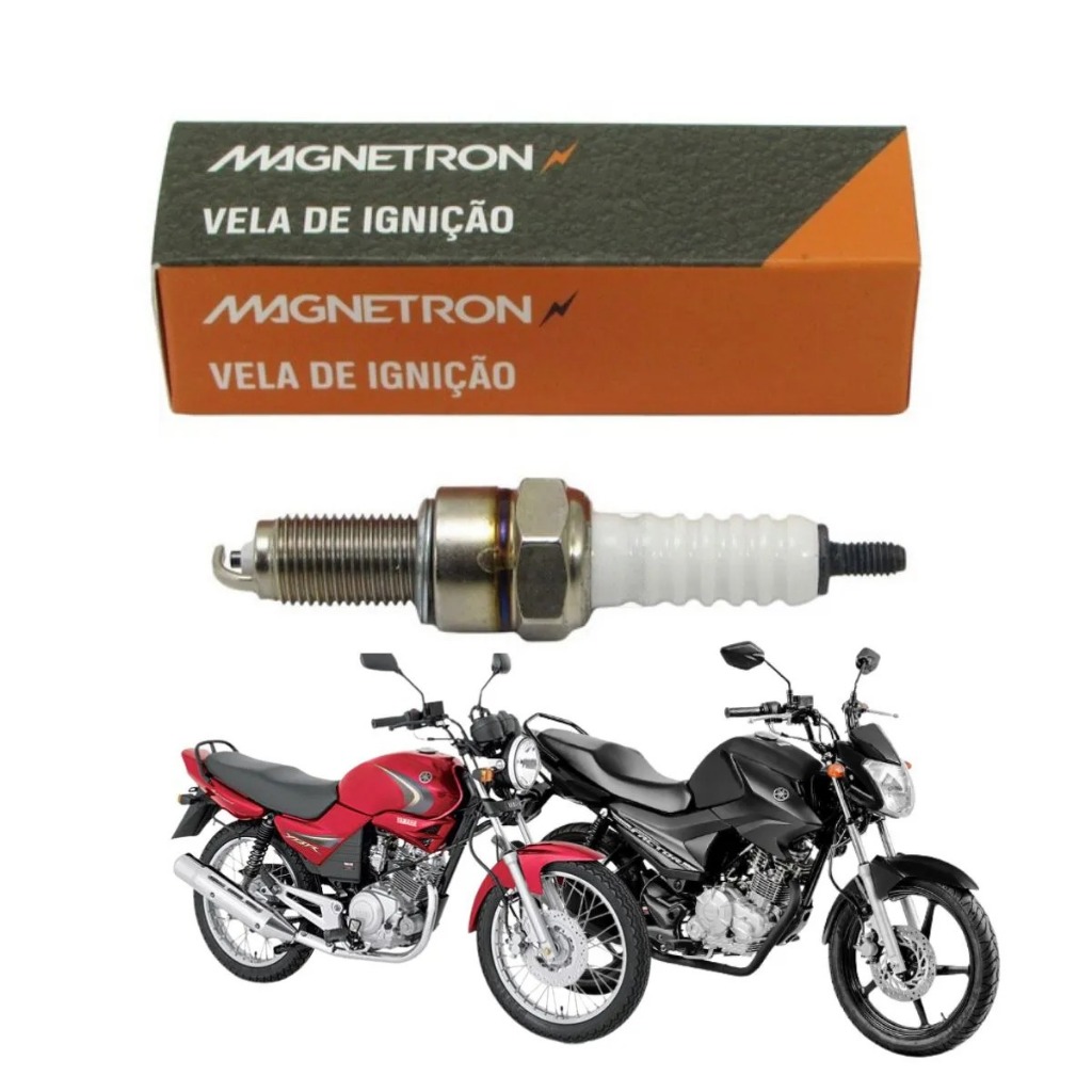 Vela Ignição CR7HSA YBR 125 2000 A 2007 Factor 125 2008 A 2016 XTZ 125