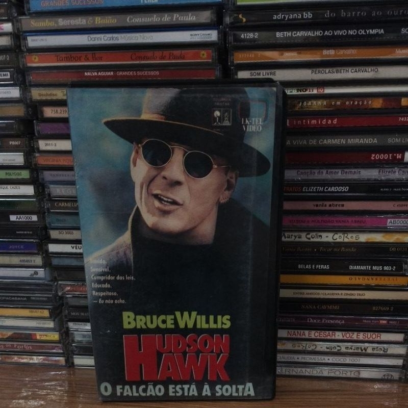 fita VHs Hudson Hawk o falcão está a solta