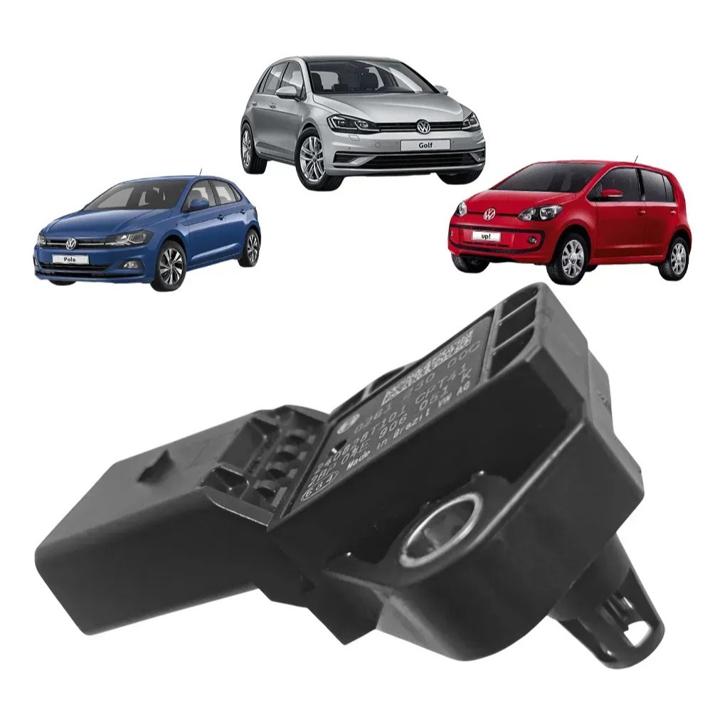 Sensor Pressão Map Turbina Vw Up Polo Jetta Golf 04c906051