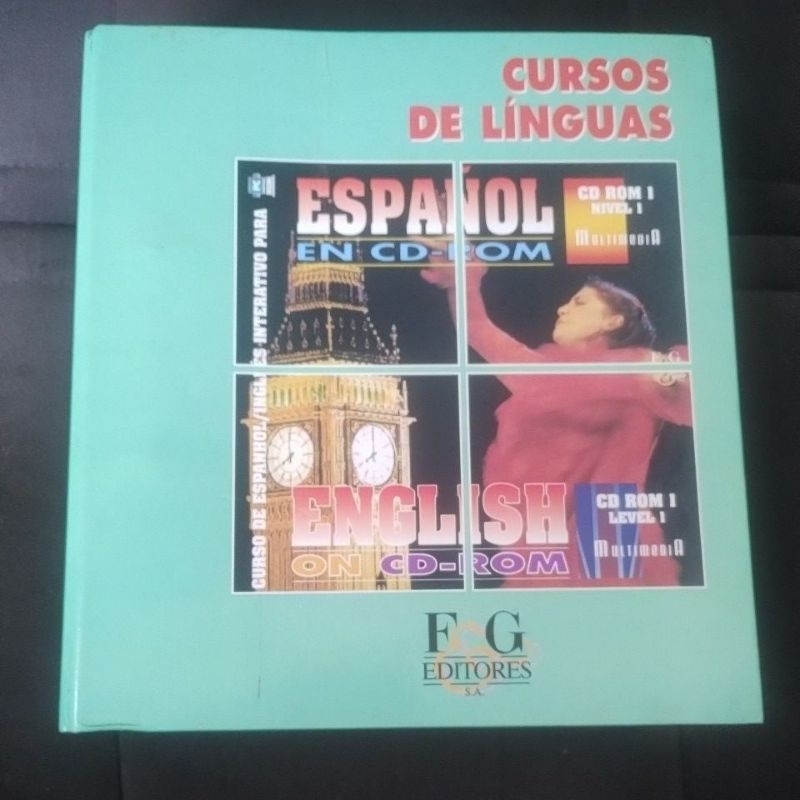 Cursos de Línguas Espanol/English CD-Rom- Curso de Espanhol/Inglês Interativo