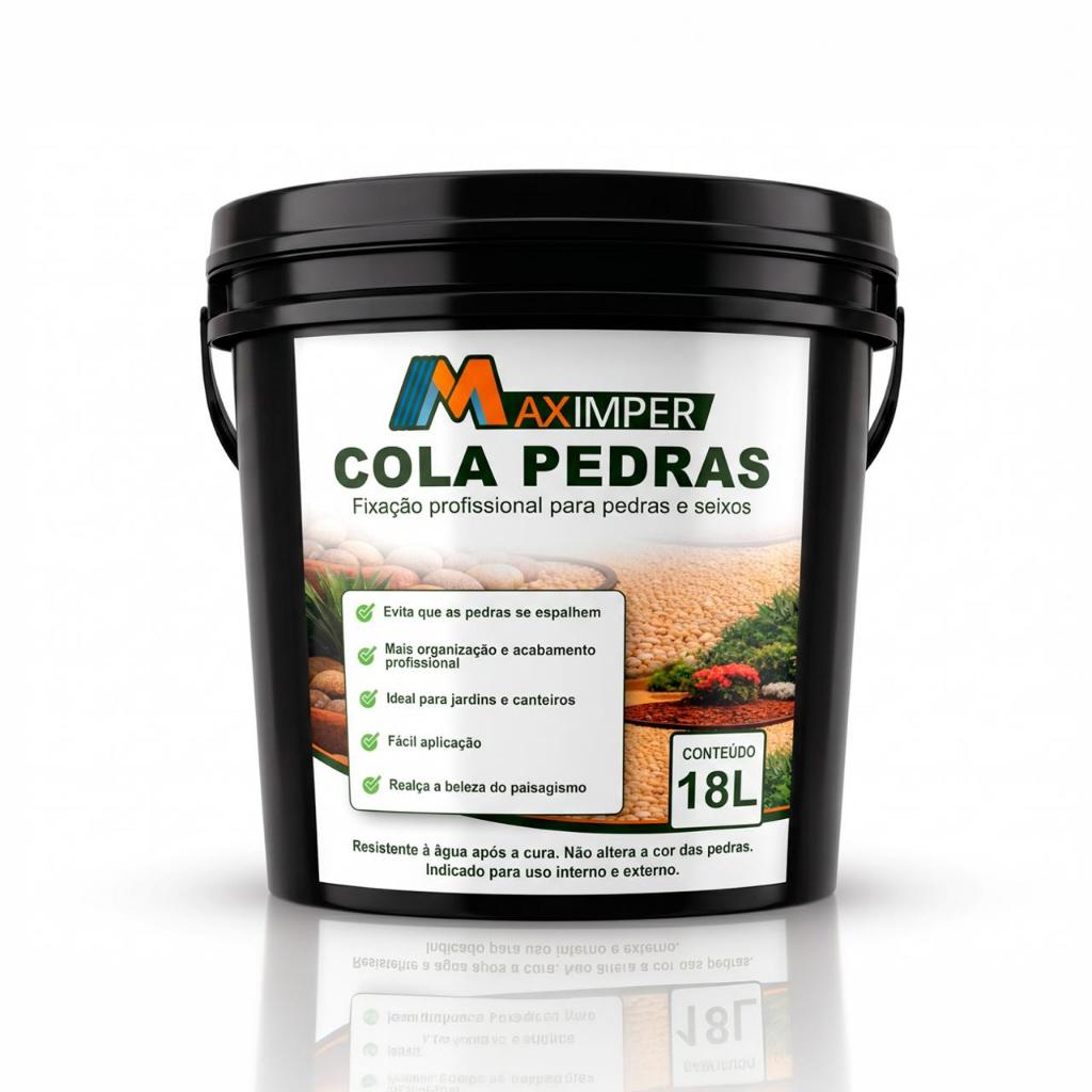 Fixador De Pedras Soltas Piso Drenante Cola Pedra Ou Granilhas Seixos - 18lt