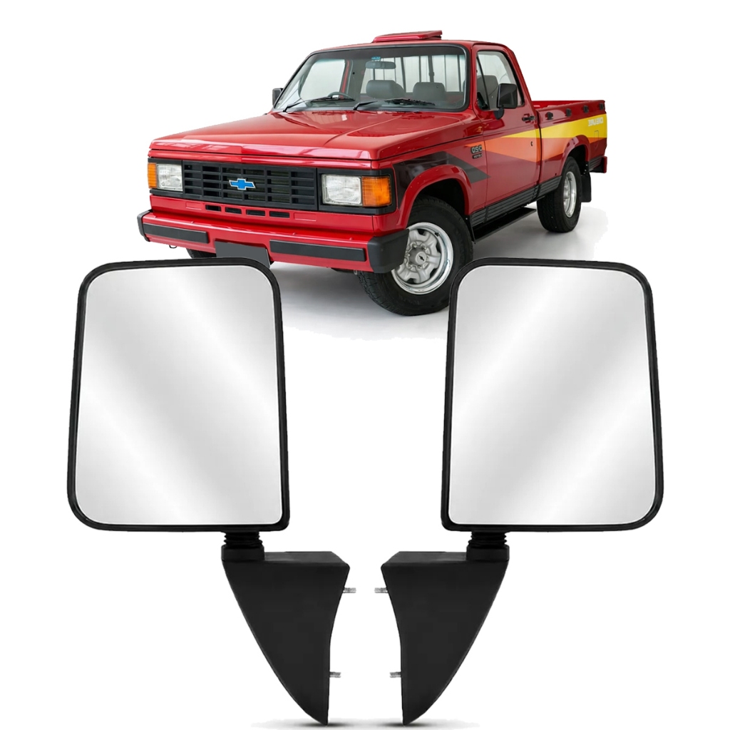 Par Retrovisor Externo D20 D-20 1991 A 1996 Fixo