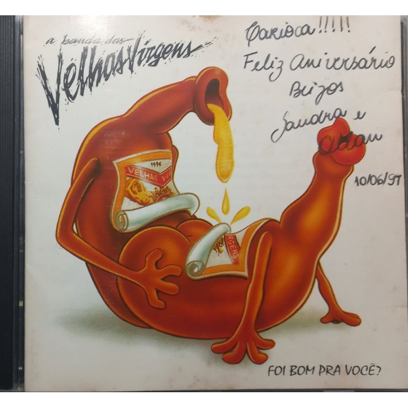 Cd original- Velha Virgens- album foi bom pra você, lançado em (2009)