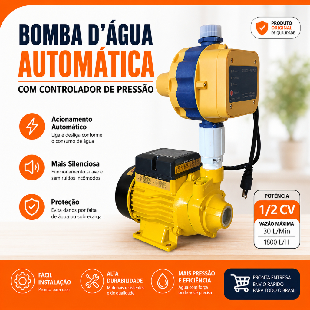 Pressurizador De Água De Rua  Falta De Agua Automatico