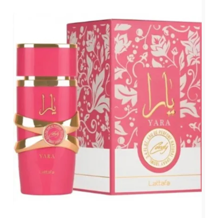 Perfume Feminino Lattafa Candy 100ml com Fragrância Docinha e Frutada