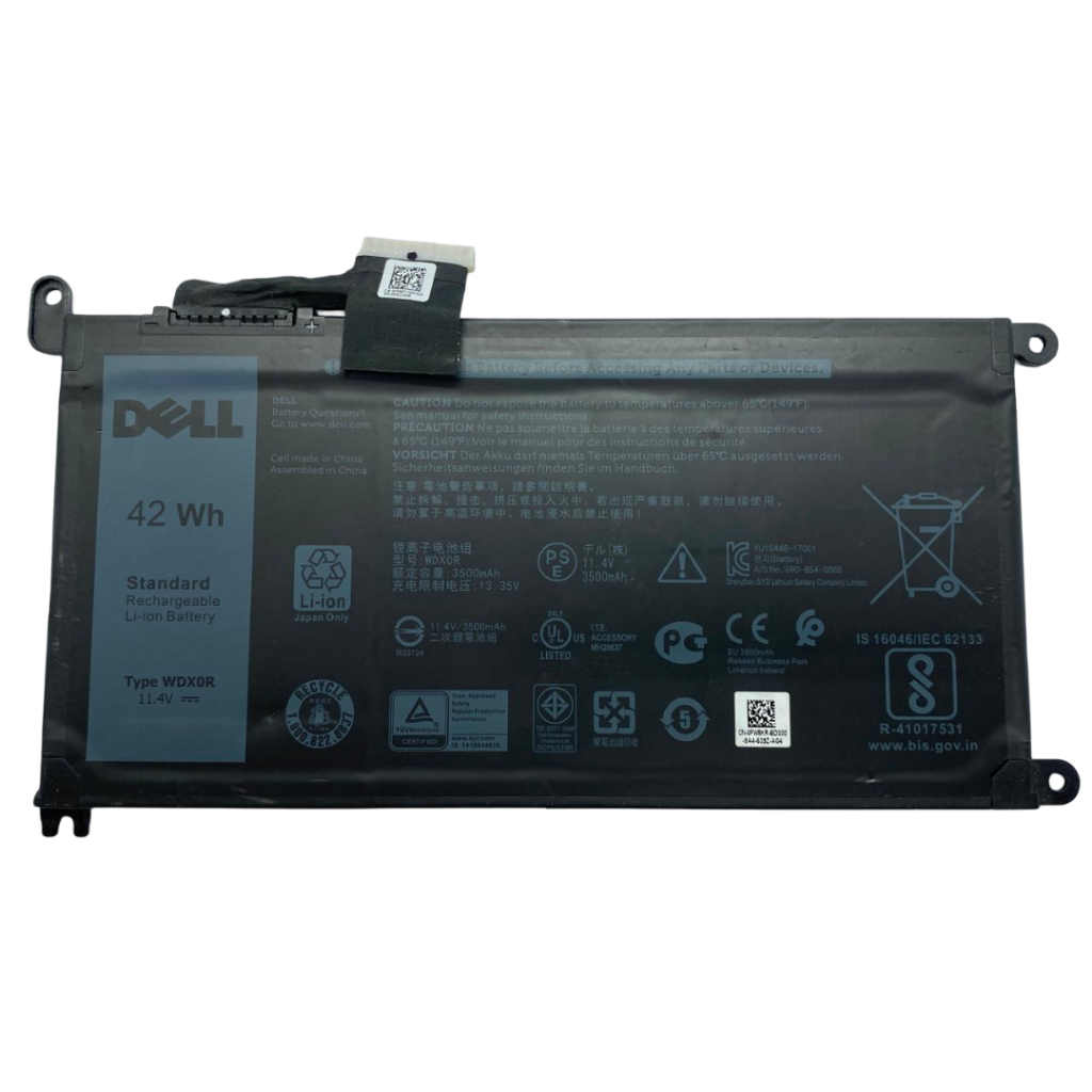 Bateria usada DELL WDX0R para notebooks da linha 5000, 5368, 5538, 5567, 7460