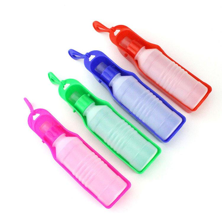 Garrafa Bebedouro Portátil 250 ml com Bandeja para Cachorros Viagens e Passeios