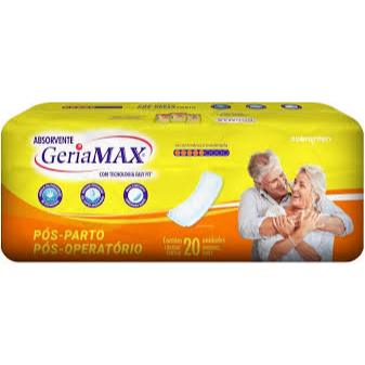 Absorvente incontinência geriamax 20 un. Geriamax