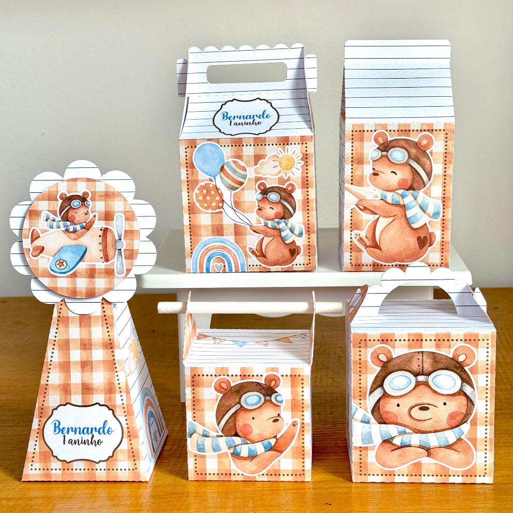 KIT-DE-CAIXINHAS-PERSONALIZADAS-TEMA-CHÁ-DE-BEBE-URSINHO-AZUL-KIT-COMPLETO-15-CAIXINHAS