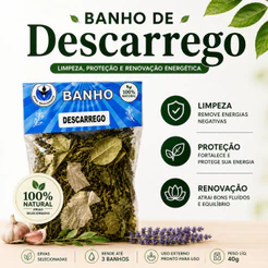 Banho de Ervas Descarrego Completo Proteção Limpeza Espiritual Umbanda Candomblé Contra Energias Negativas