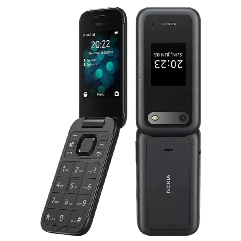 Celular Nokia 2660 4G Simples para Idoso Dual Chip Rádio FM Câmera de botão desbloqueado