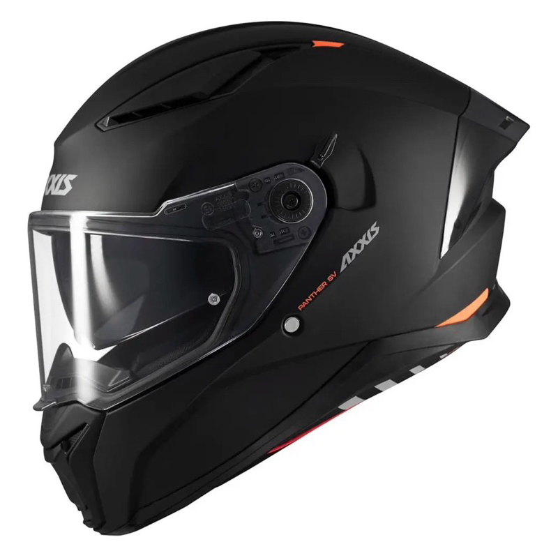 Capacete Axxis Panther Sv Solid A1 Preto Fosco Esportivo