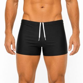 Sungas Masculina forrada modelo boxer com Proteção Uv +50 com Cordão Ajuste