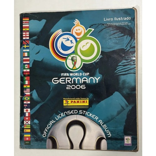 Álbum De Figurinhas Copa Do Mundo 2006 Alemanha 610u