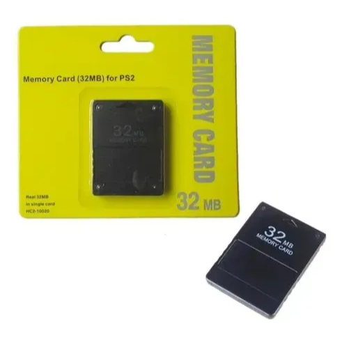 Memory Card 32MB Playstation 2 Ps2 Lacrado Cartão De Memoria