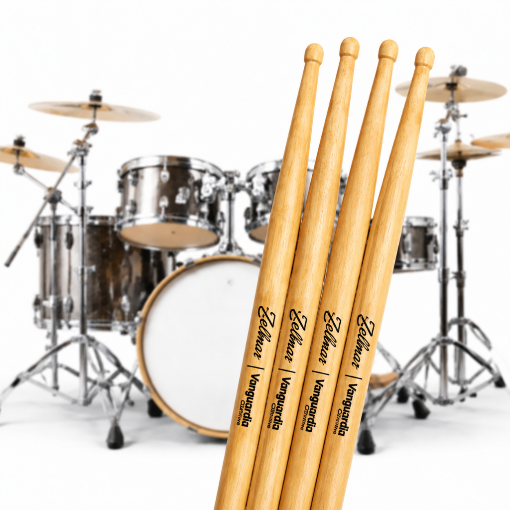 Baqueta 5A Spanking 2 Pares Madeira Bateria Profissional Liverpool
