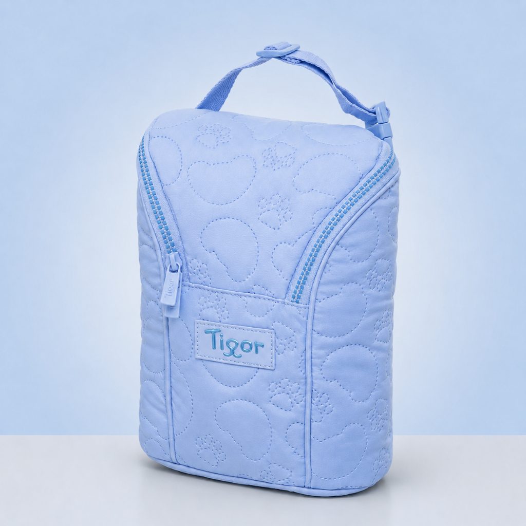 Bolsa Térmica Porta Mamadeira Tigor T. Tigre Puff Menino