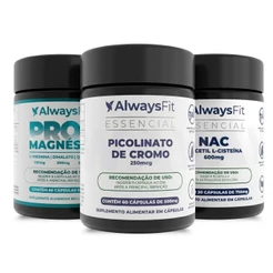 Kit Pro3Magnesio + NAC + Picolinato de Cromo