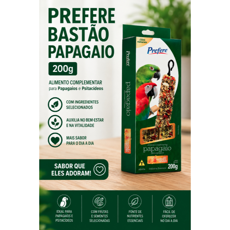 Bastão para Papagaio Prefere 200g