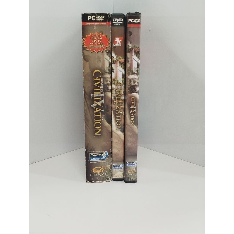 🎮 Sid Meier's Civilization IV Original PC DVD-ROM,  Expansões | Jogo de Estratégia | Colecionador