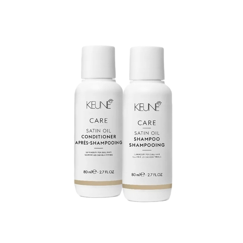 Kit Home Care Keune Satin Oil Shampoo Conditioner 2x80ml