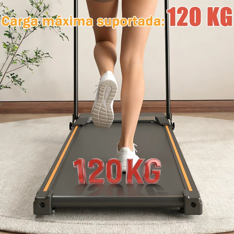 Esteira Ergométrica Elétrica 2.0HP Silenciosa Dobrável — foto 5