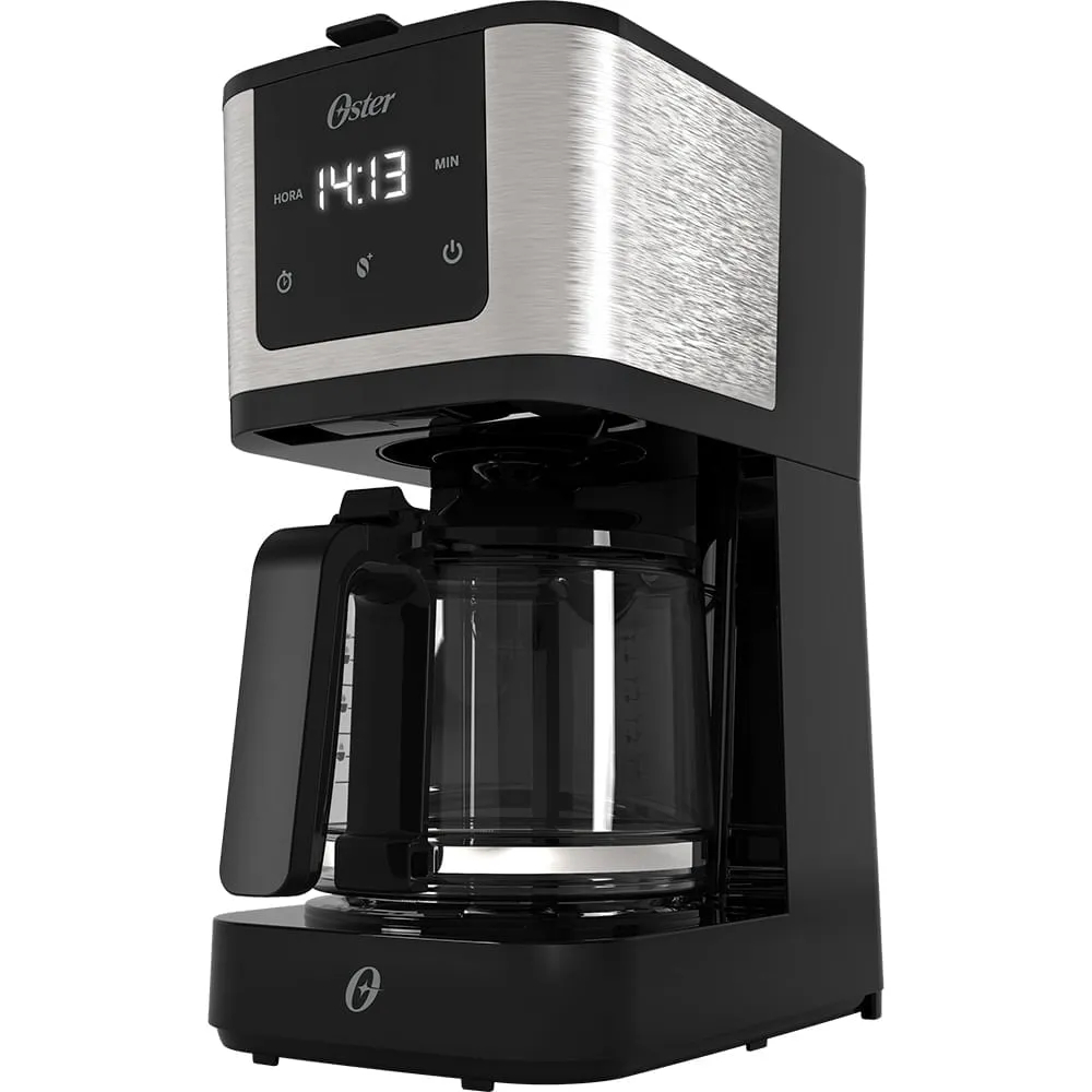 Cafeteira Programável Oster OCAF550 1,2L 127V – Café fresco na hora certa!
