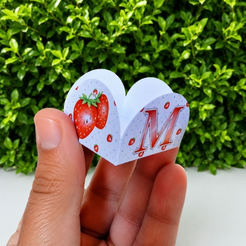 Forminhas para doces personalizada Moranguinho, Lembrancinhas, brigadeiro,festa infantil,aniversário