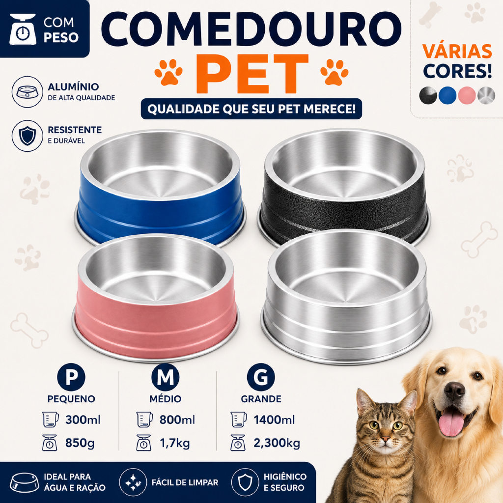 Comedouro Bebedouro Pet
