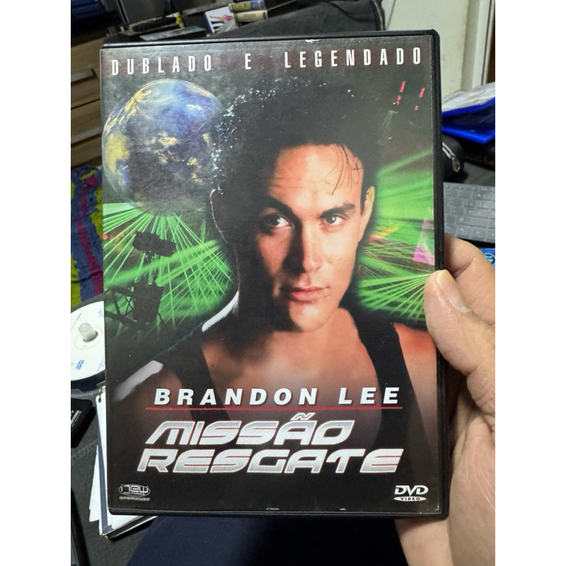dvd Missão resgate - Brandon Lee - original e dublado - fotos reais