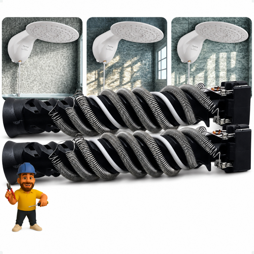 Kit 2 Resistência Ducha Multitemperatura 8T / Multi Óptima 8T / Multi Óptima 8T Turbo 7500w 220v