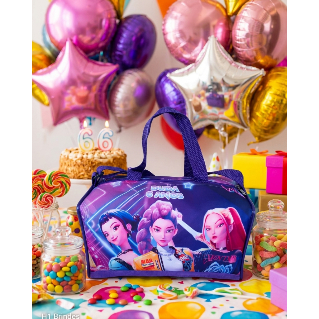 Mini Mala Personalizada Lembrancinha Aniversário Infantil Brinde Festa Diversos Temas Luxo